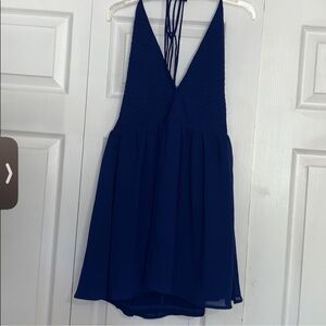 Tobi Cobalt Blue Mini Dress